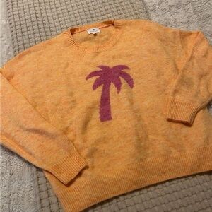 Sundry Palm Tree Sweater Size XS